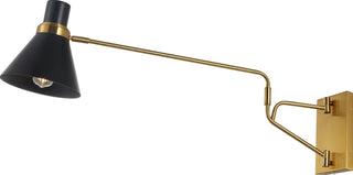 Safavieh Cleome SCN4112A Brass / Black Lamp Main On