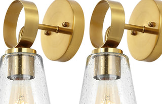 Safavieh Taelor SCN4114A Brass / Clear Lamp Main On
