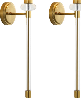 Safavieh Athene SCN4117A Brass / Clear Lamp Main On