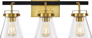 Safavieh Rayney SCN4118A Brass / Black Lamp Main On