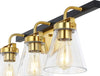 Safavieh Rayney SCN4118A Brass / Black Lamp Main On
