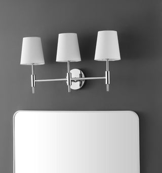 Safavieh Darya SCN4119C Chrome Lamp Room Scene Off Feature