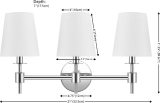 Safavieh Davielle SCN4120C Chrome Lamp main image