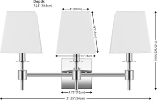 Safavieh Clelia SCN4123C Chrome Lamp main image