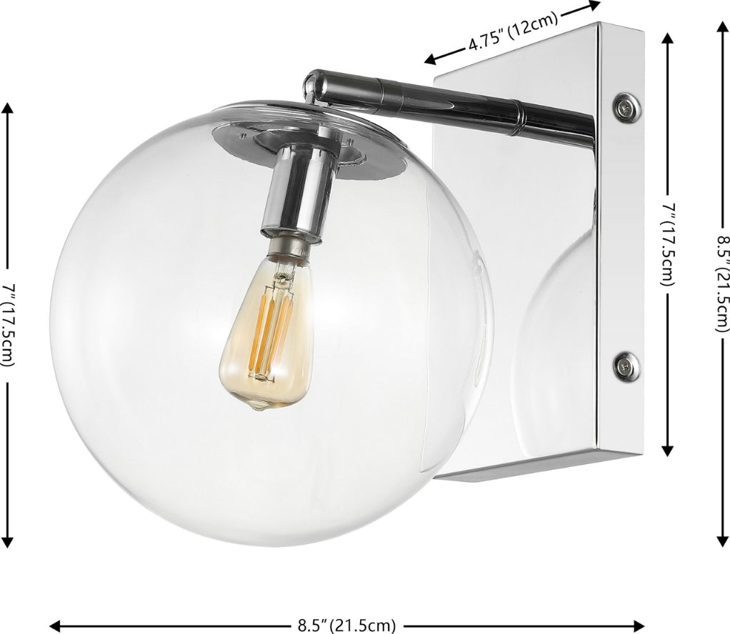 Safavieh Seoul SCN4124C Chrome Lamp main image