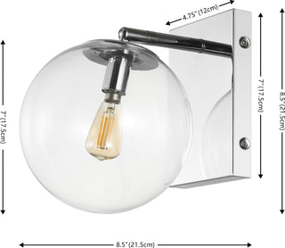Safavieh Seoul SCN4124C Chrome Lamp main image