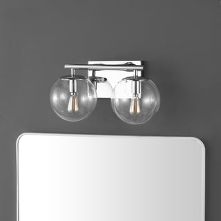 Safavieh Severa SCN4125C Chrome Lamp Room Scene Off Feature