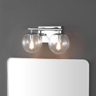 Safavieh Severa SCN4125C Chrome Lamp Room Scene On Feature
