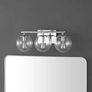Safavieh Charlene SCN4126C Chrome Lamp Room Scene Off Feature