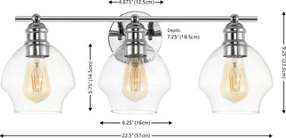 Safavieh Mylsa SCN4132B Chrome / Clear Lamp main image