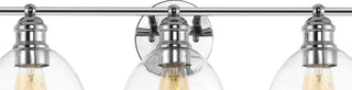 Safavieh Mylsa SCN4132B Chrome / Clear Lamp Main On