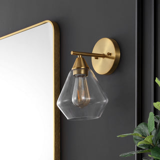 Safavieh Lyona SCN4133A Gold / Clear Lamp Room Scene Off Feature