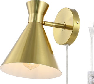 Safavieh Jordie SCN4143B Brass Lamp Main On