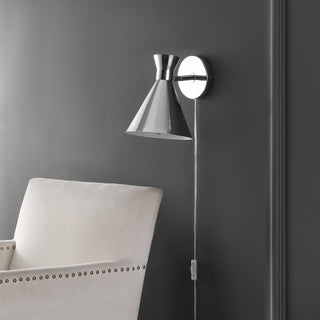 Safavieh Jordie SCN4143C Chrome Lamp Room Scene Off Feature