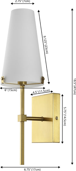Safavieh Nanda SCN4144B Brass Lamp main image