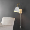 Safavieh Rhoeva SCN4145A Brass / White Lamp Room Scene On Feature