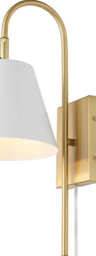 Safavieh Rhoeva SCN4145A Brass / White Lamp Main On