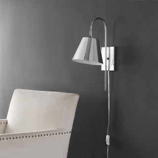 Safavieh Rhoeva SCN4145C Chrome Lamp Room Scene Off Feature