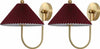 Safavieh Chrissy SCN4149A Burgundy / Brass Lamp main image