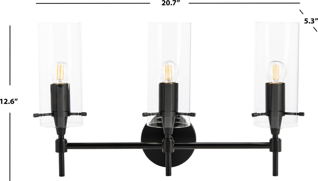 Safavieh Norala SCN5001B Black Lamp main image