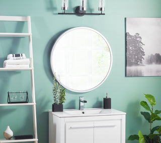 Safavieh Remery SCN5002A Chrome / Black Lamp Room Scene On Feature