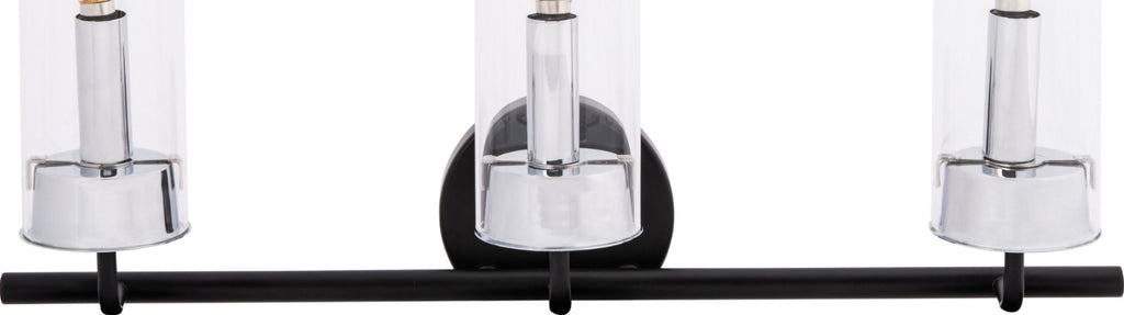 Safavieh Remery SCN5002A Chrome / Black Lamp main image