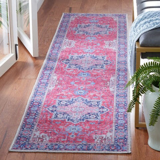 Safavieh Serapi SEP323 Red / Navy Machine Washable Area Rug