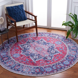 Safavieh Serapi SEP323 Red / Navy Machine Washable Area Rug