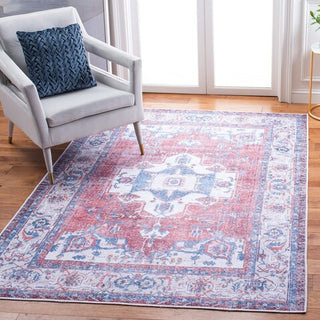 Safavieh Serapi SEP355 Red / Ivory Machine Washable Area Rug