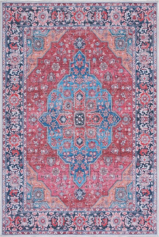 Safavieh Serapi SEP369 Blue / Rust Machine Washable Area Rug