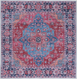 Safavieh Serapi SEP369 Blue / Rust Machine Washable Area Rug