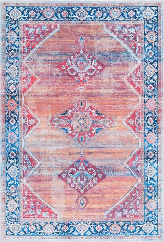 Safavieh Serapi SEP376 Rust / Navy Machine Washable Area Rug