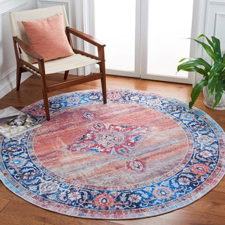 Safavieh Serapi SEP376 Rust / Navy Machine Washable Area Rug