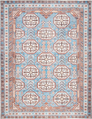 Safavieh Serapi SEP383 Light Blue / Brown Machine Washable Area Rug