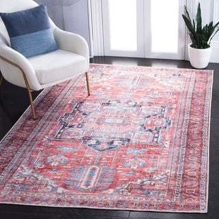 Safavieh Serapi SEP389 Red / Navy Machine Washable Area Rug