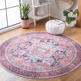 Safavieh Serapi SEP389 Red / Navy Machine Washable Area Rug