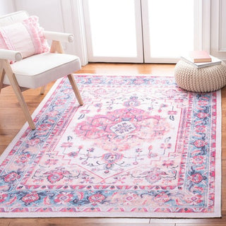 Safavieh Serapi SEP504 Ivory / Light Blue Machine Washable Area Rug