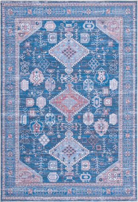 Safavieh Serapi SEP513 Blue / Ivory Machine Washable Area Rug