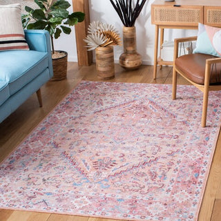 Safavieh Serapi SEP515 Beige / Pink Machine Washable Area Rug