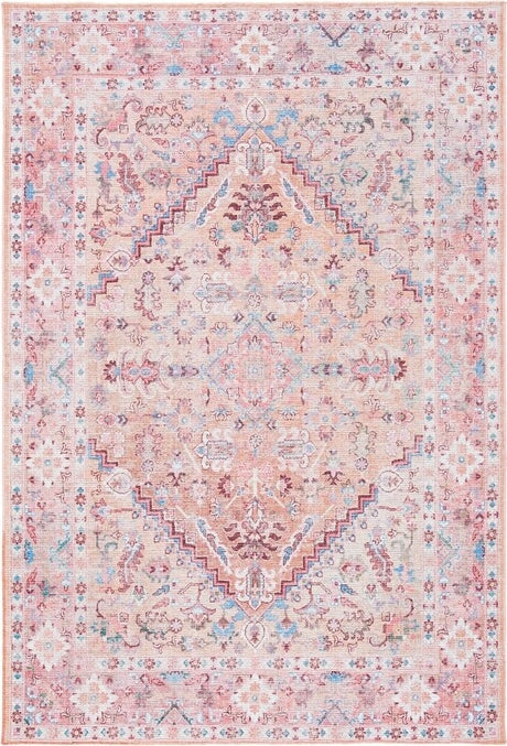 Safavieh Serapi SEP515 Beige / Pink Machine Washable Area Rug