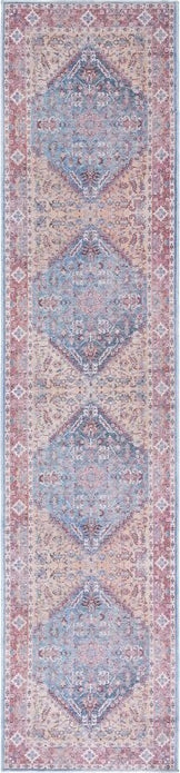 Safavieh Serapi SEP515 Blue / Rust Machine Washable Area Rug