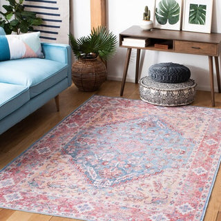 Safavieh Serapi SEP515 Blue / Rust Machine Washable Area Rug