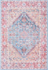 Safavieh Serapi SEP515 Blue / Rust Machine Washable Area Rug