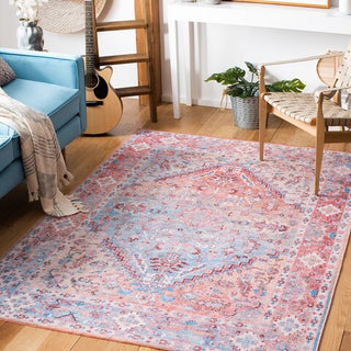 Safavieh Serapi SEP515 Rust / Blue Machine Washable Area Rug