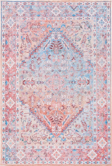 Safavieh Serapi SEP515 Rust / Blue Machine Washable Area Rug