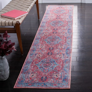 Safavieh Serapi SEP518 Light Blue / Red Machine Washable Area Rug