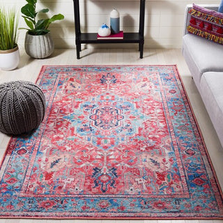 Safavieh Serapi SEP518 Light Blue / Red Machine Washable Area Rug