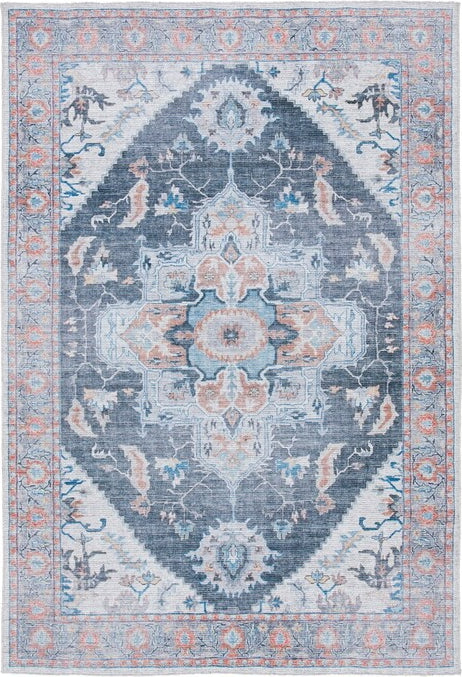 Safavieh Serapi SEP537 Charcoal / Ivory Machine Washable Area Rug