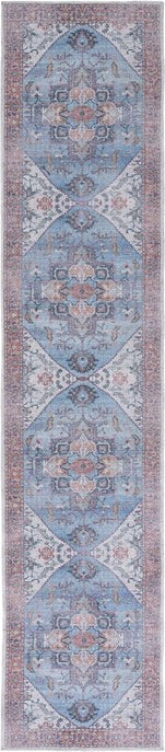 Safavieh Serapi SEP537 Blue / Ivory Machine Washable Area Rug