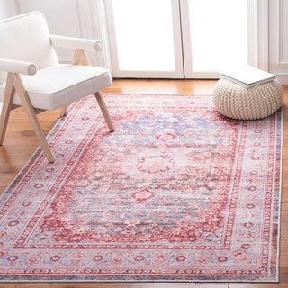 Safavieh Serapi SEP550 Light Blue / Red Machine Washable Area Rug